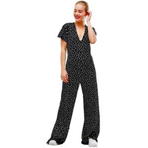 NWOT ASOS jumpsuit w/ flutter sleeve in star print